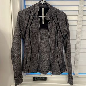 Lululemon gray running jacket